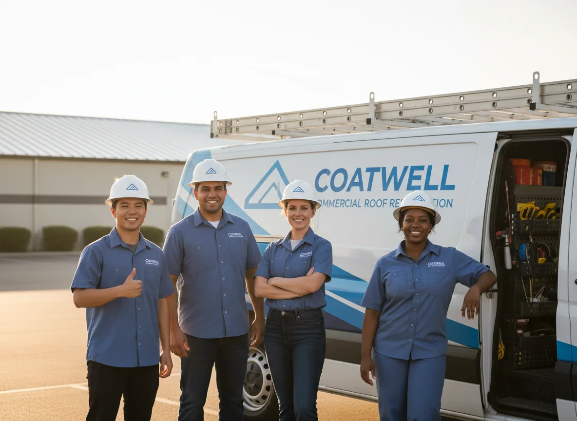 Commercial roof coating company in Summerfield, IL